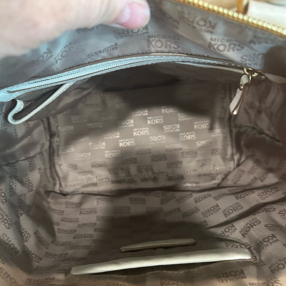 Michael Kors Yellow Canvas Handbag - Picture 8 of 9